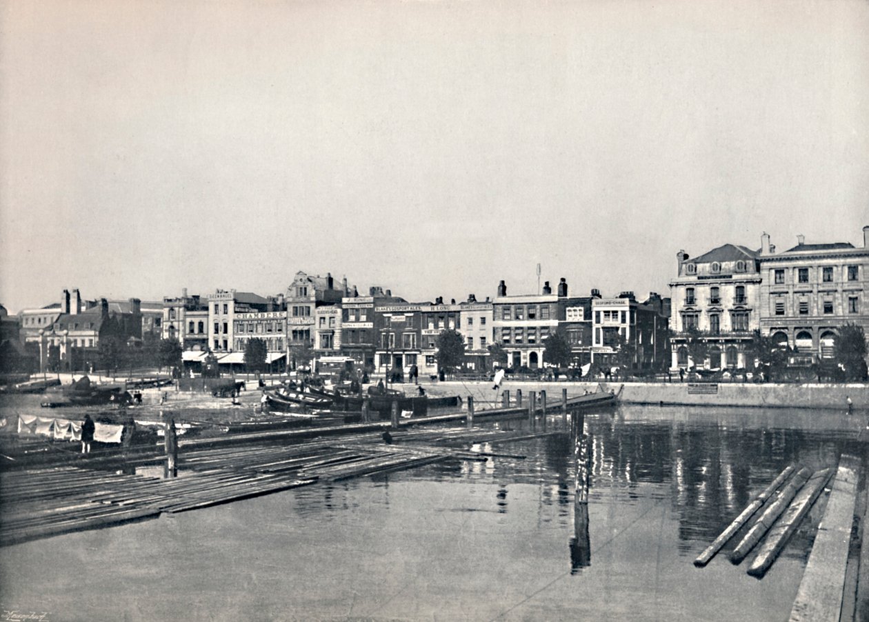 Portsmouth - The Hard, 1895 av Unbekannt