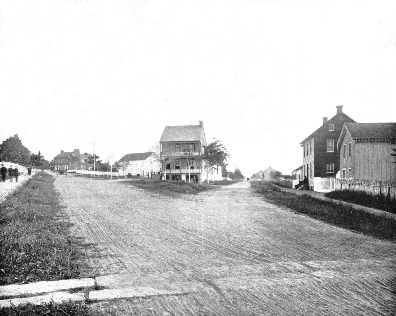 Stilling inneholdt av Union skarpskyttere i Gettysburg, Pennsylvania, USA, c1900. av Unbekannt