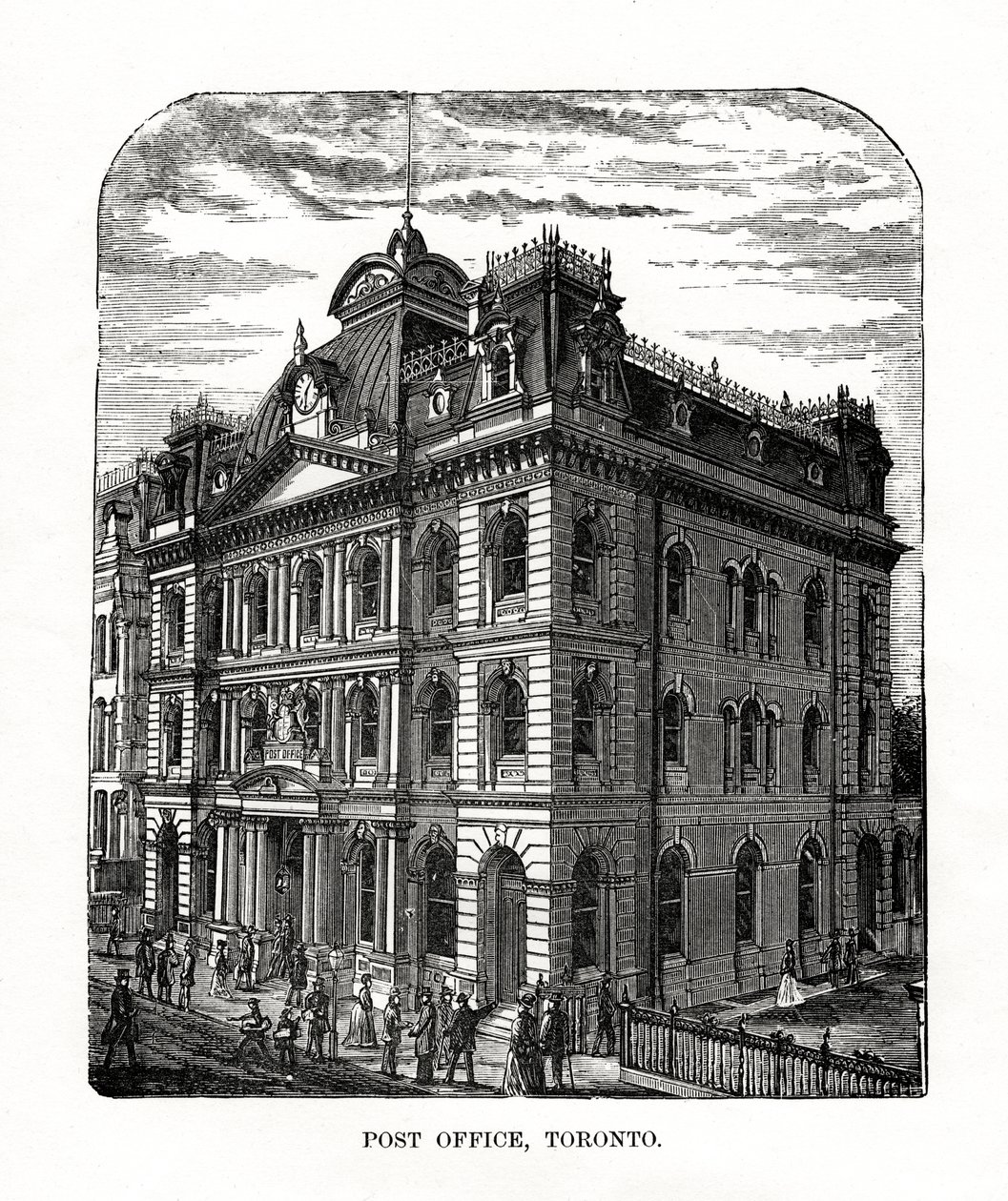 Postkontor, Toronto, Ontario, Canada, 1800-tallet av Unbekannt
