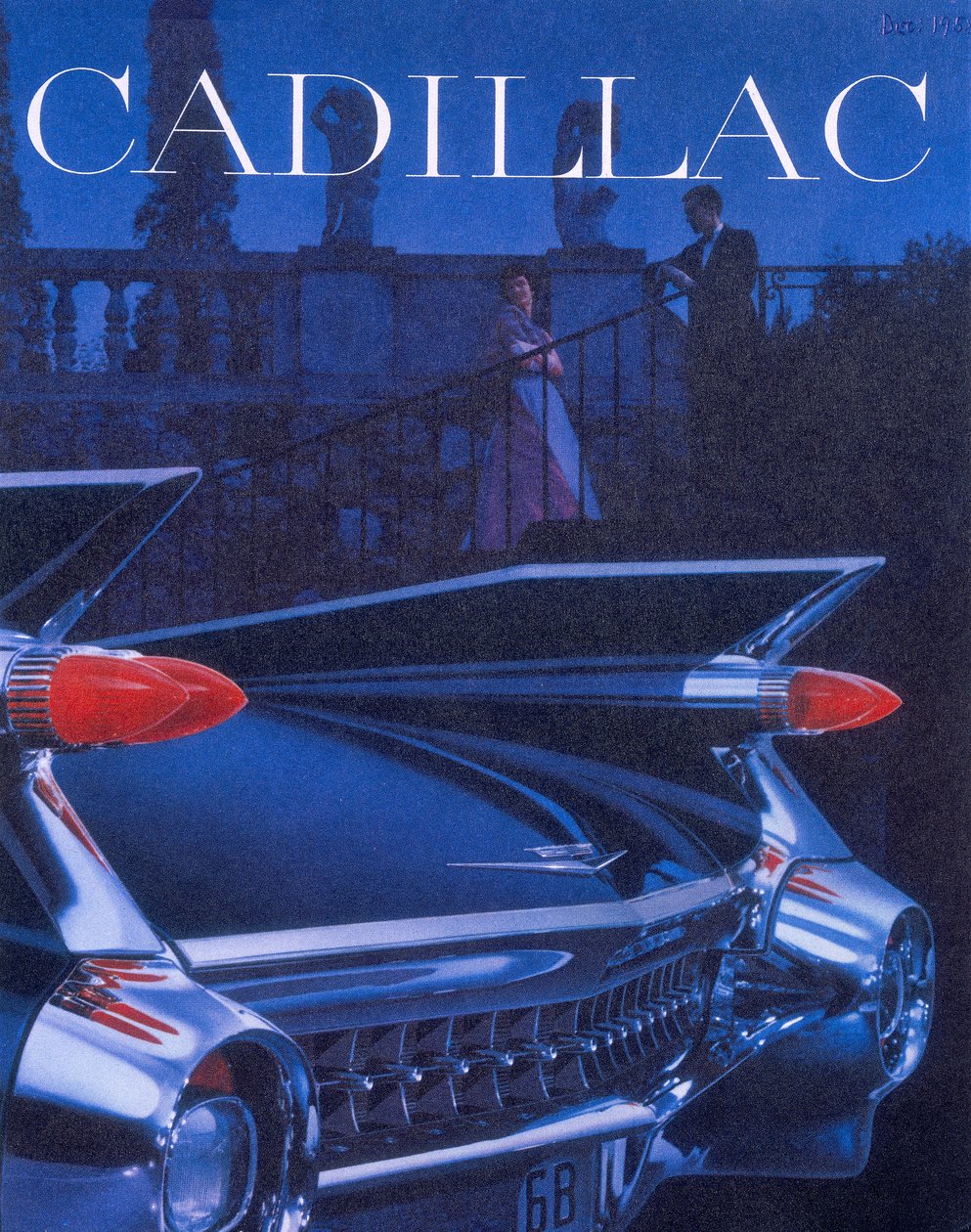 Plakat som annonserer en Cadillac, 1959 av Unbekannt