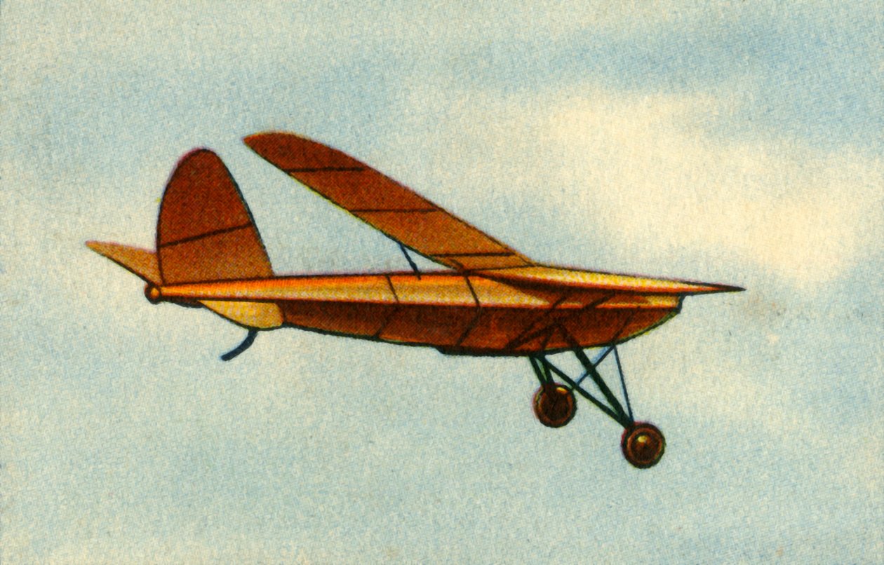 Motordrevet modellfly, 1932. av Unbekannt