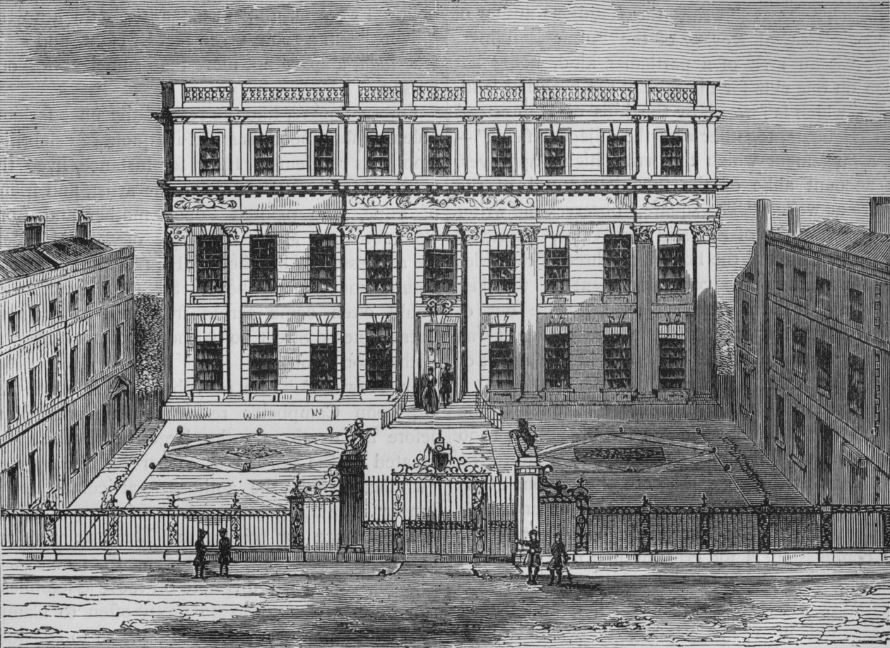 Powis House, Great Ormond Street, Bloomsbury, London, c1714 1878 av Unbekannt