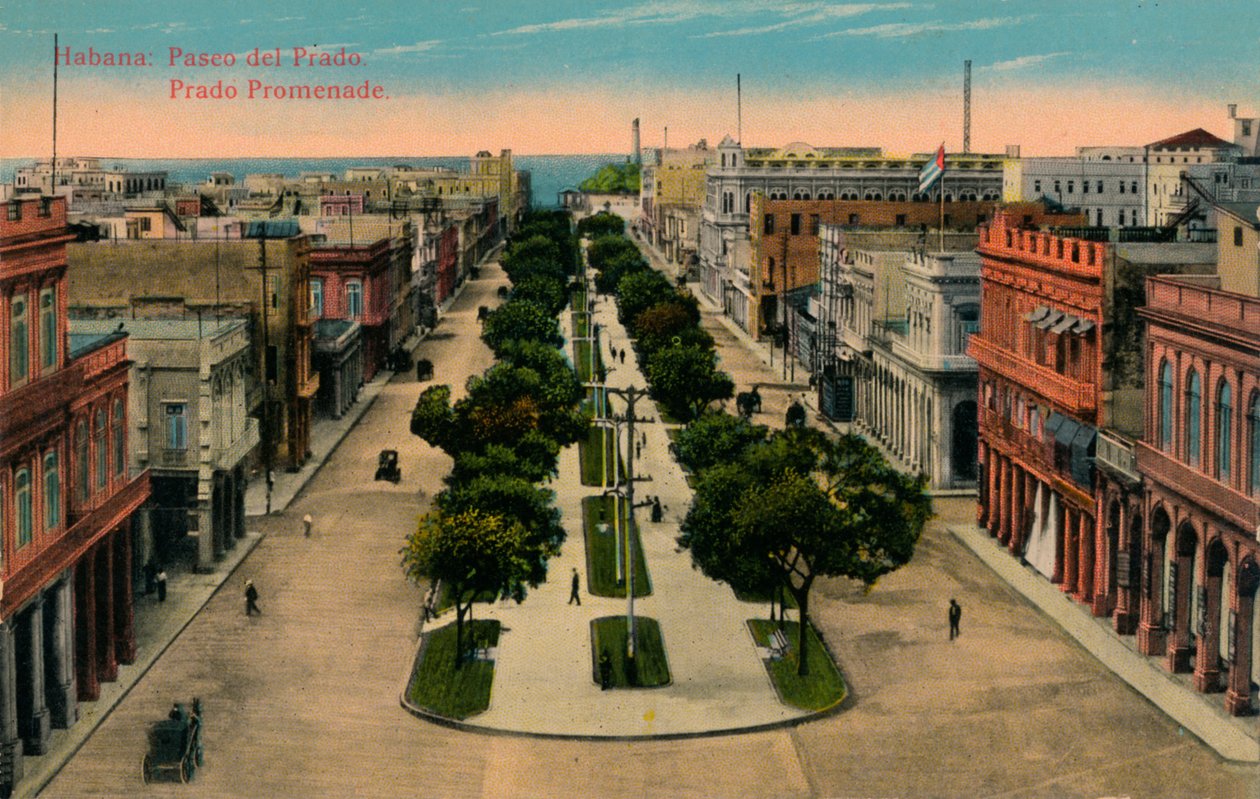 Prado Promenade, Havana, Cuba, 1910 av Unbekannt