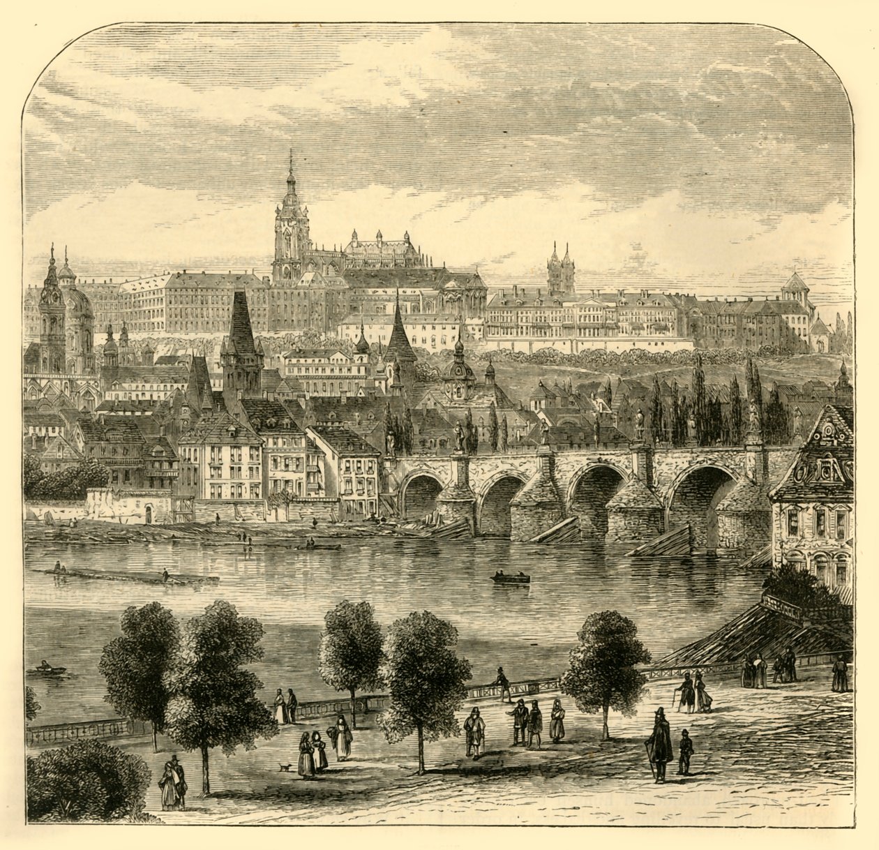 Praha, 1881. av Unbekannt