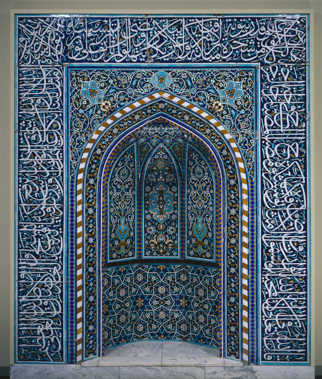 Bønnenisje Mihrab, tidlig på 1600-tallet. av Unbekannt