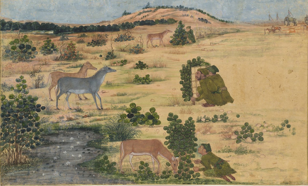 Forberedelser til en jakt, ca. 1680. av Unbekannt