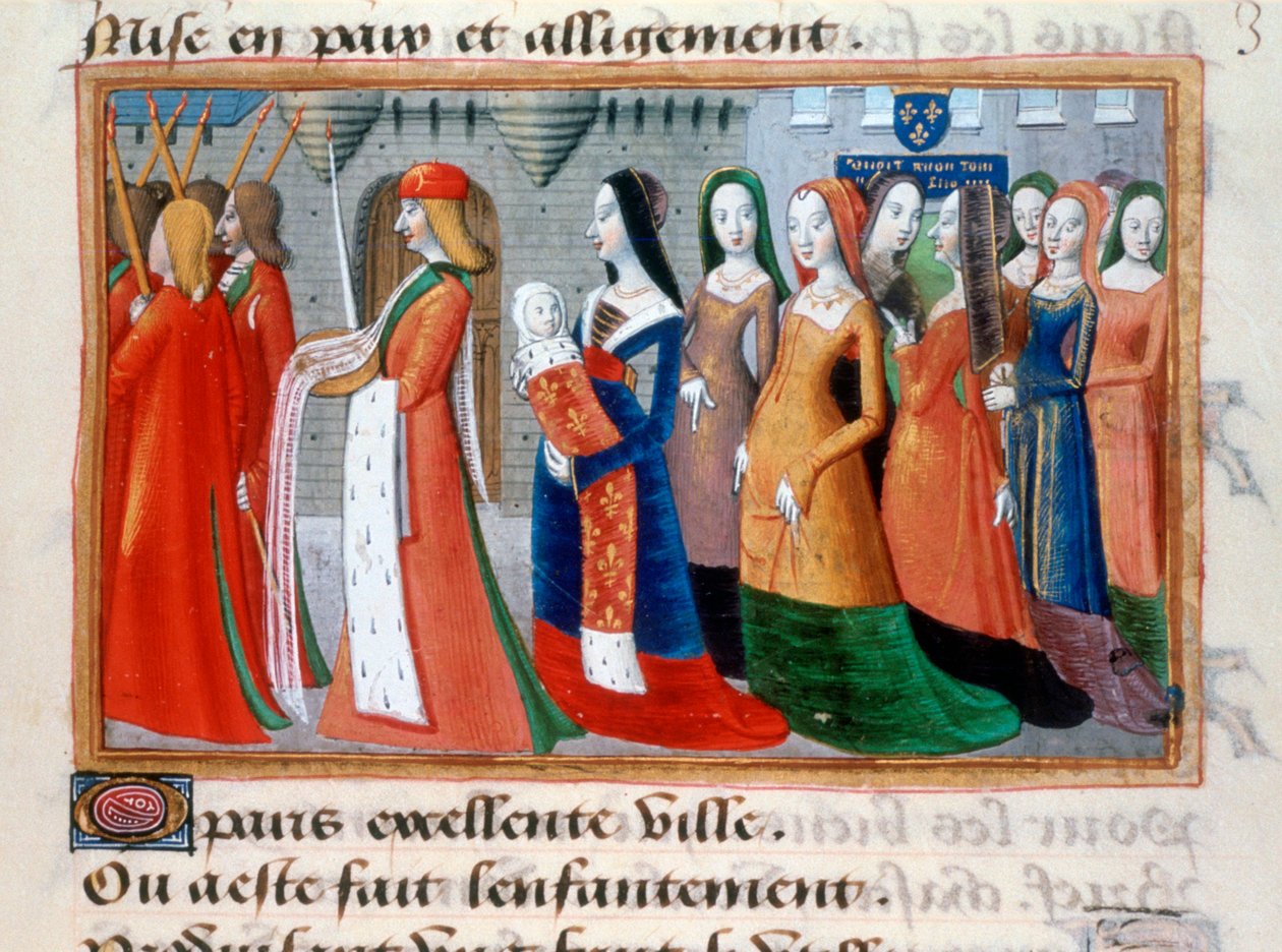 Presentasjon av Dauphin Charles, 1403, 1484 av Unbekannt