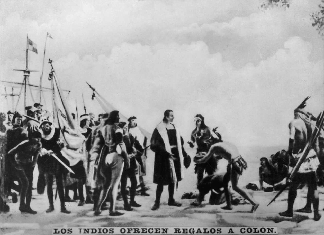 Presenterer til Columbus, 1500-tallet, 1920-tallet av Unbekannt