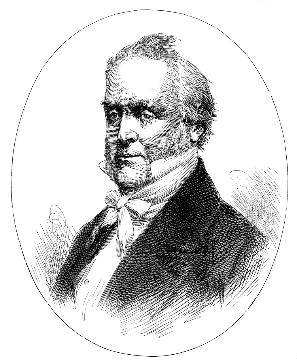 President James Buchanan 1791-1868, 15. president i USA av Unbekannt