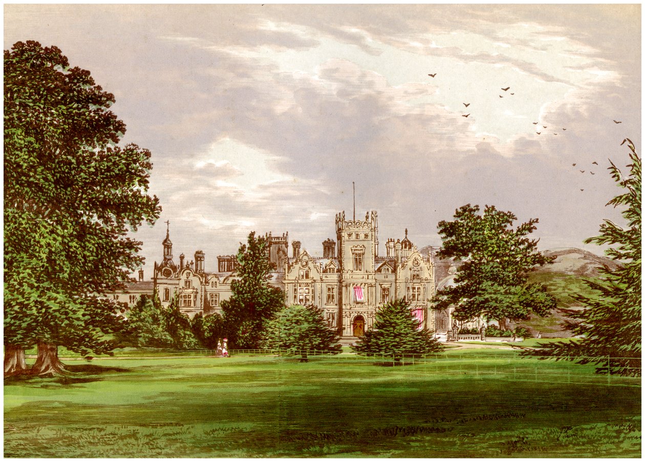 Preston Hall, Kent, hjemmet til Brassey-familien, c1880 av Unbekannt