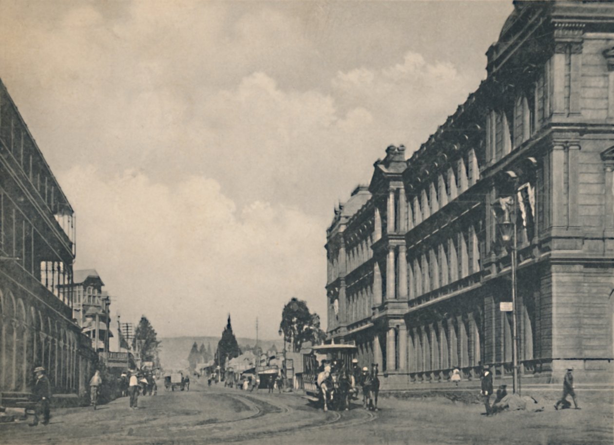 Pretoria - Market Street ser sørover, c1912. av Unbekannt