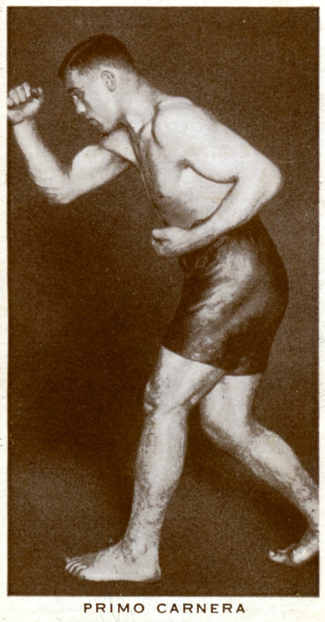 Primo Carnera , italiensk bokser, 1938 av Unbekannt