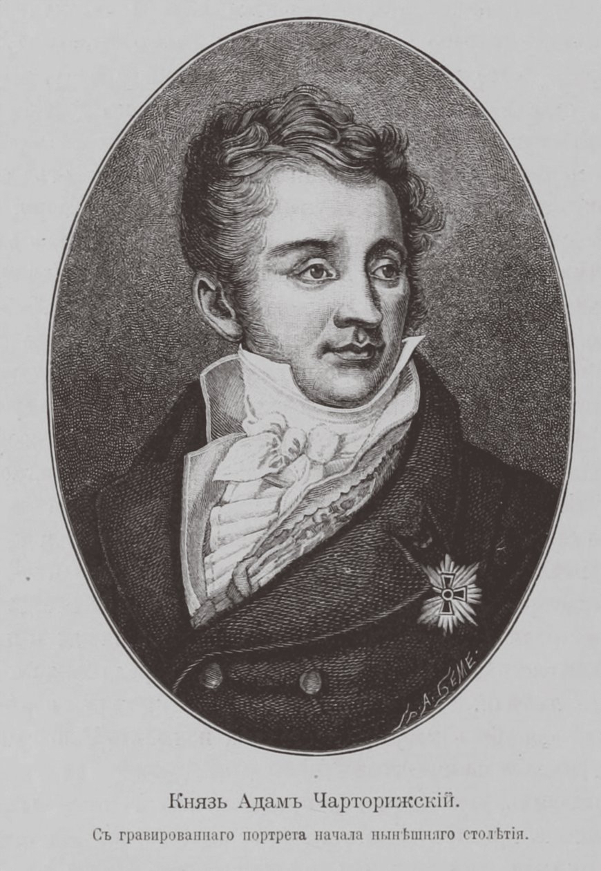 Prins Adam Jerzy Czartoryski 1770-1861 av Unbekannt