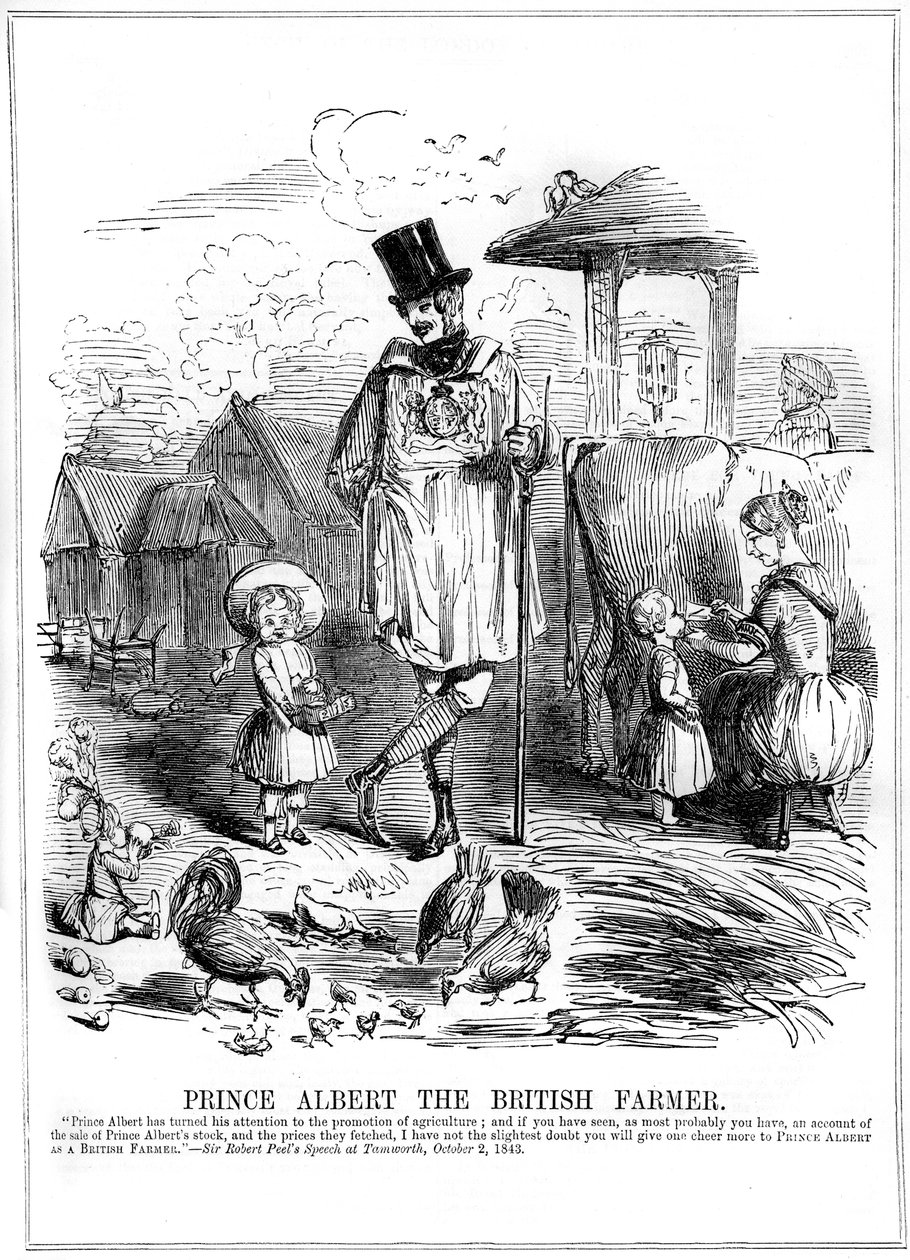 Prins Albert den britiske bonden, 1843 av Unbekannt