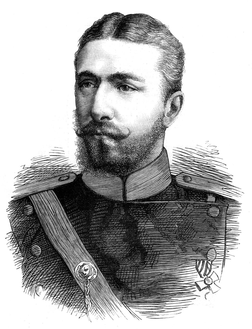Prins Alexander av Battenberg, første prins av moderne Bulgaria, 1800-tallet av Unbekannt