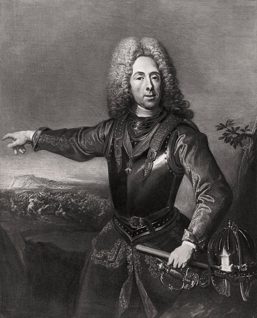 Prins Eugene av Savoyen , franskfødt østerriksk soldat, 1718 1906 av Unbekannt