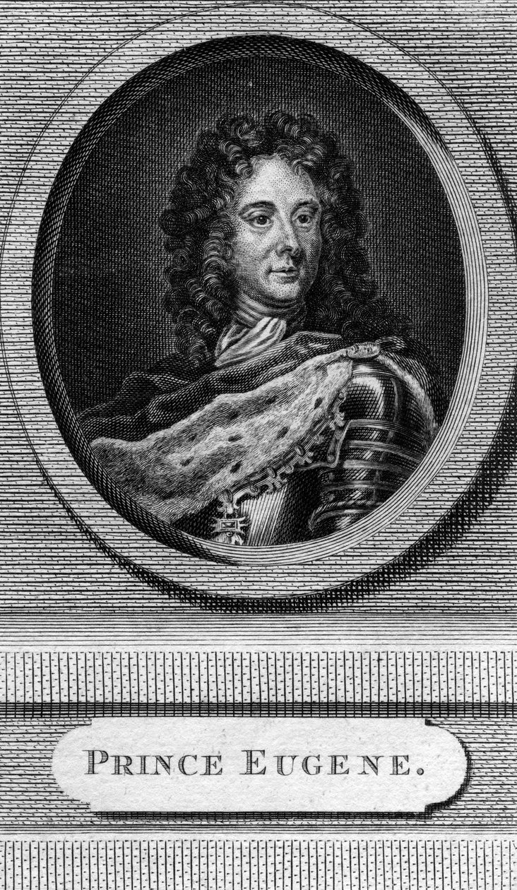 Prins Eugene av Savoy, general i den østerrikske hæren av Unbekannt