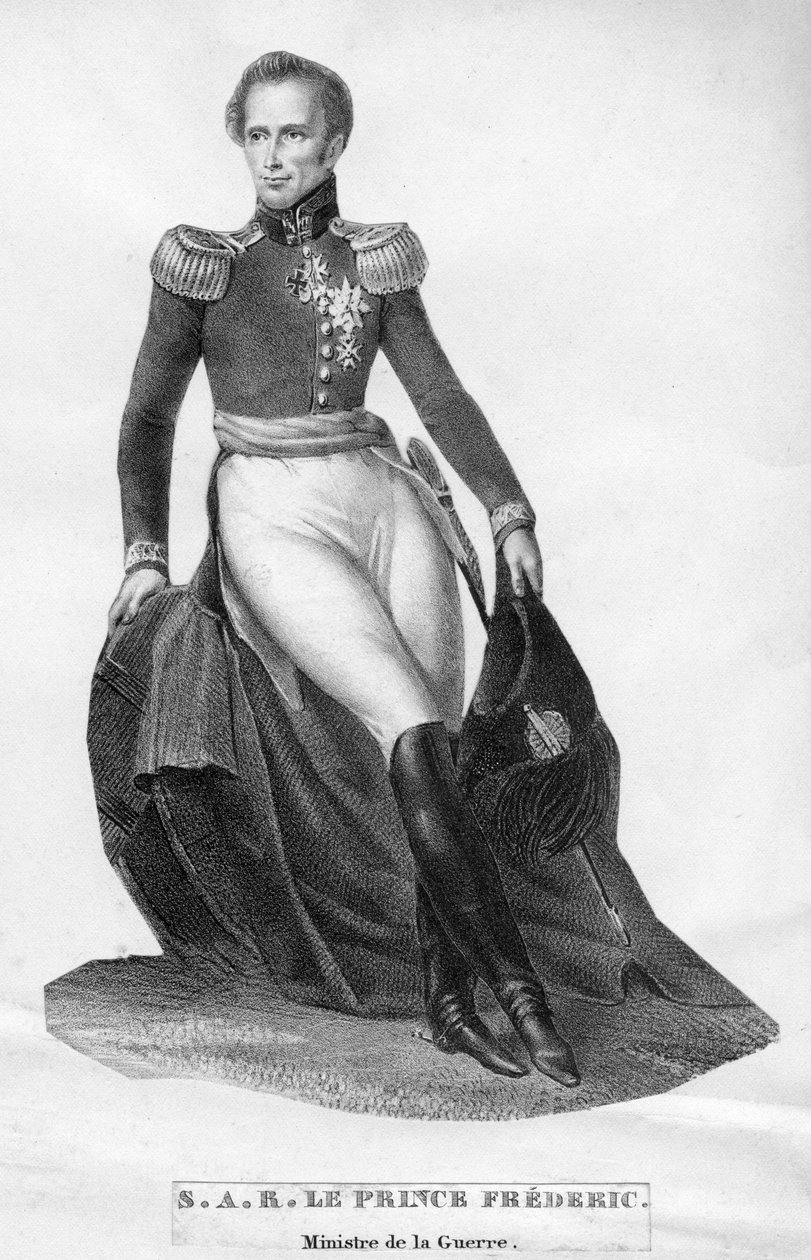 Prins Frederic, krigsminister, 1800-tallet av Unbekannt