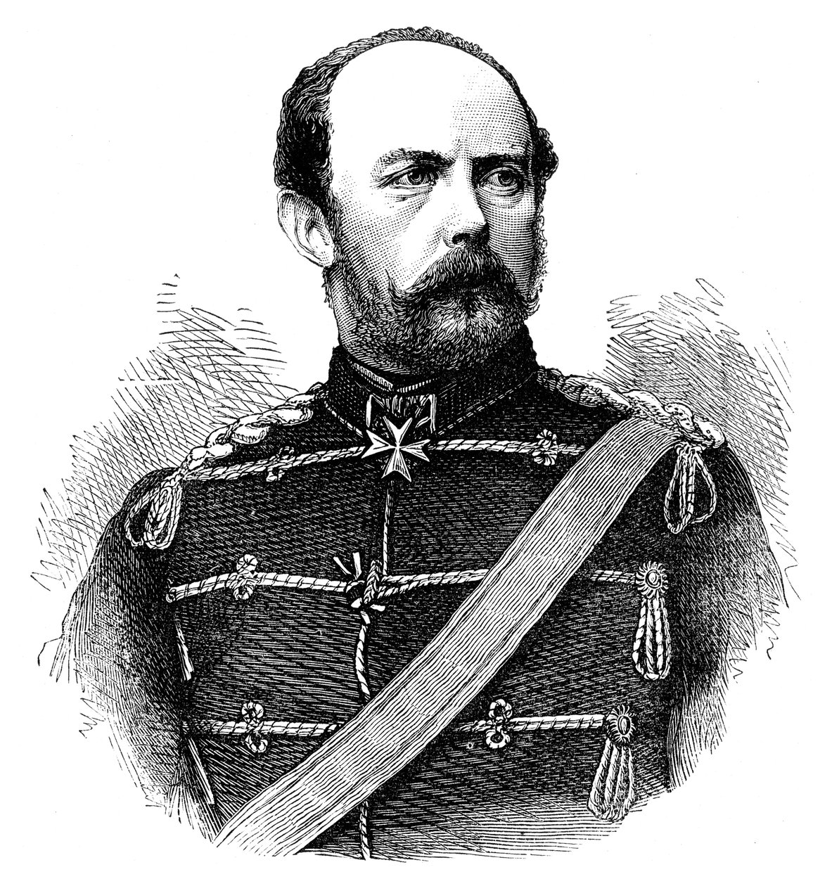 Prins Frederick Charles av Preussen, sent på 1800-tallet av Unbekannt