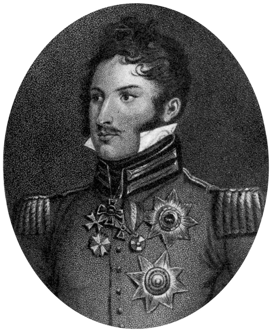Prins Leopold av Saxe-Coburg-Saalfeld, 1800-tallet av Unbekannt
