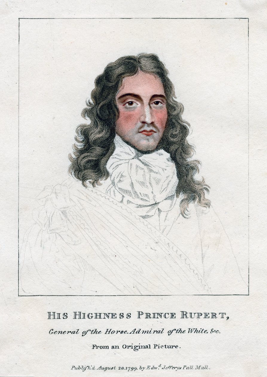 Prins Rupert av Rhinen, soldat og oppfinner, 1799 av Unbekannt