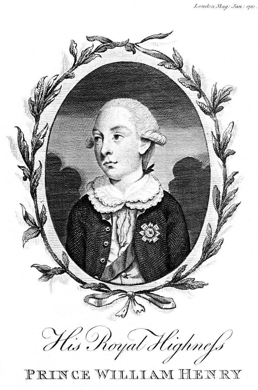 Prins William Henry, tredje sønn av George III, 1781 av Unbekannt