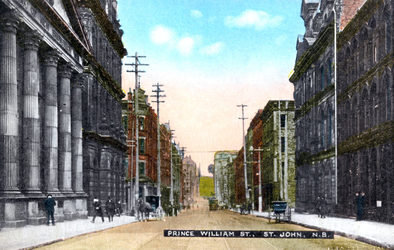 Prince William Street, Saint John, New Brunswick, Canada, ca 1900-tallet av Unbekannt