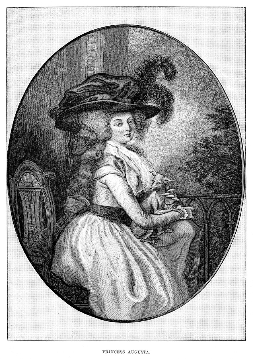 Prinsesse Augusta, andre datter av George III, 1800-tallet av Unbekannt