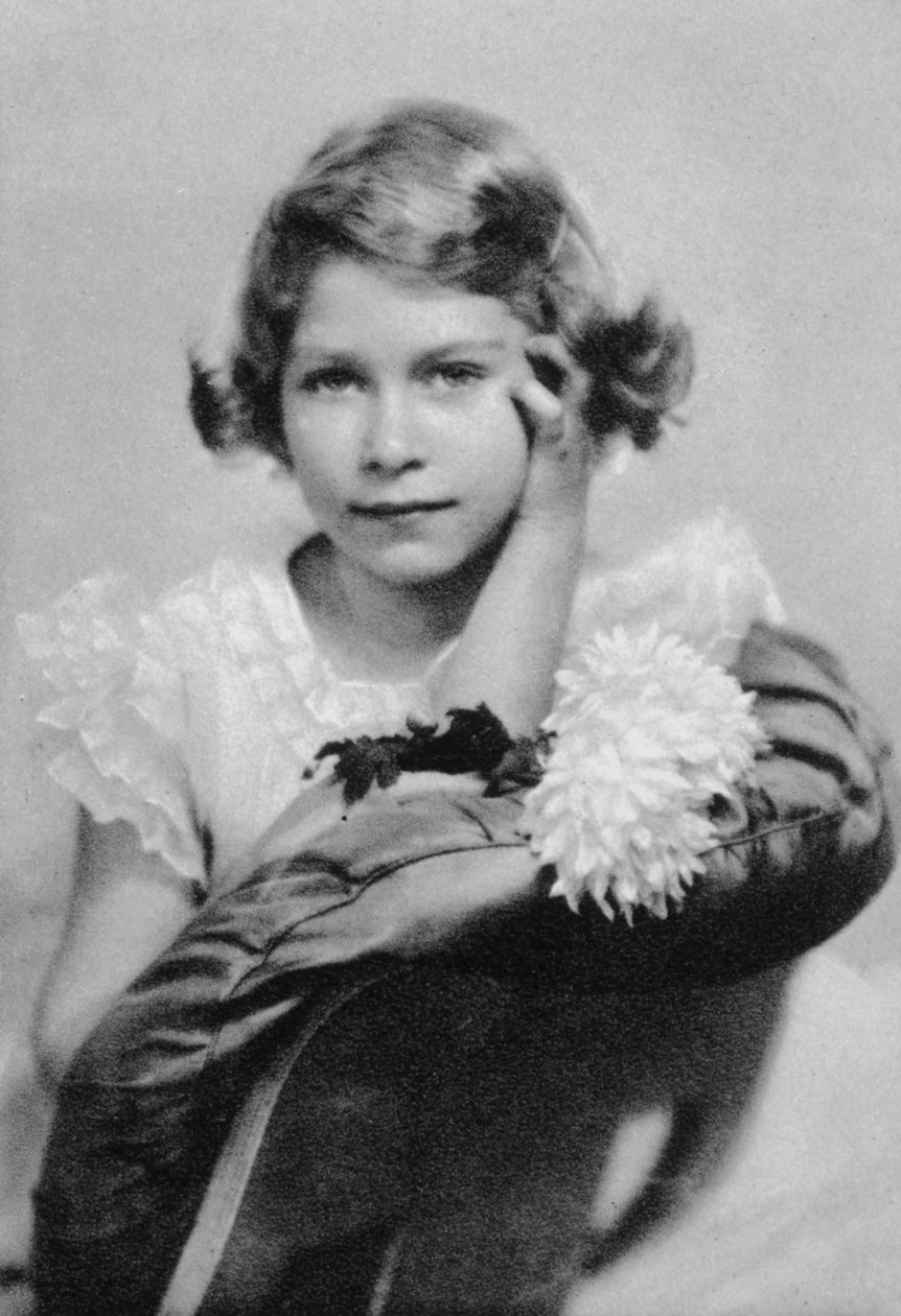 Prinsesse Elizabeth på ni år, 1935, 1937 av Unbekannt