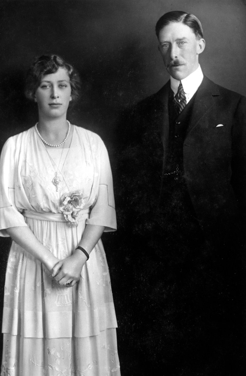 Prinsesse Mary 1897-1965 og Viscount Lascelles 1882-1947, ca 1920-tallet av Unbekannt