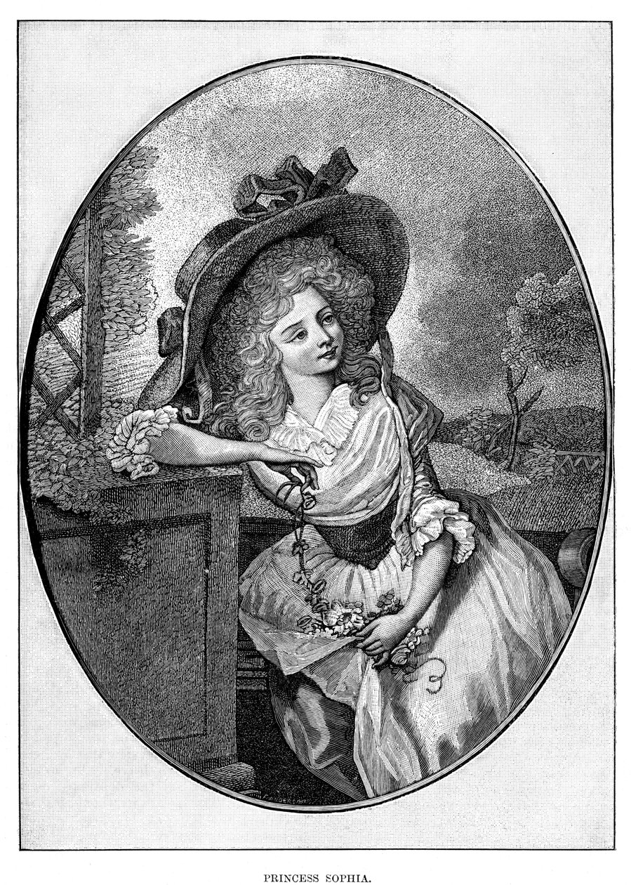 Prinsesse Sophia, femte datter av George III, 1800-tallet av Unbekannt