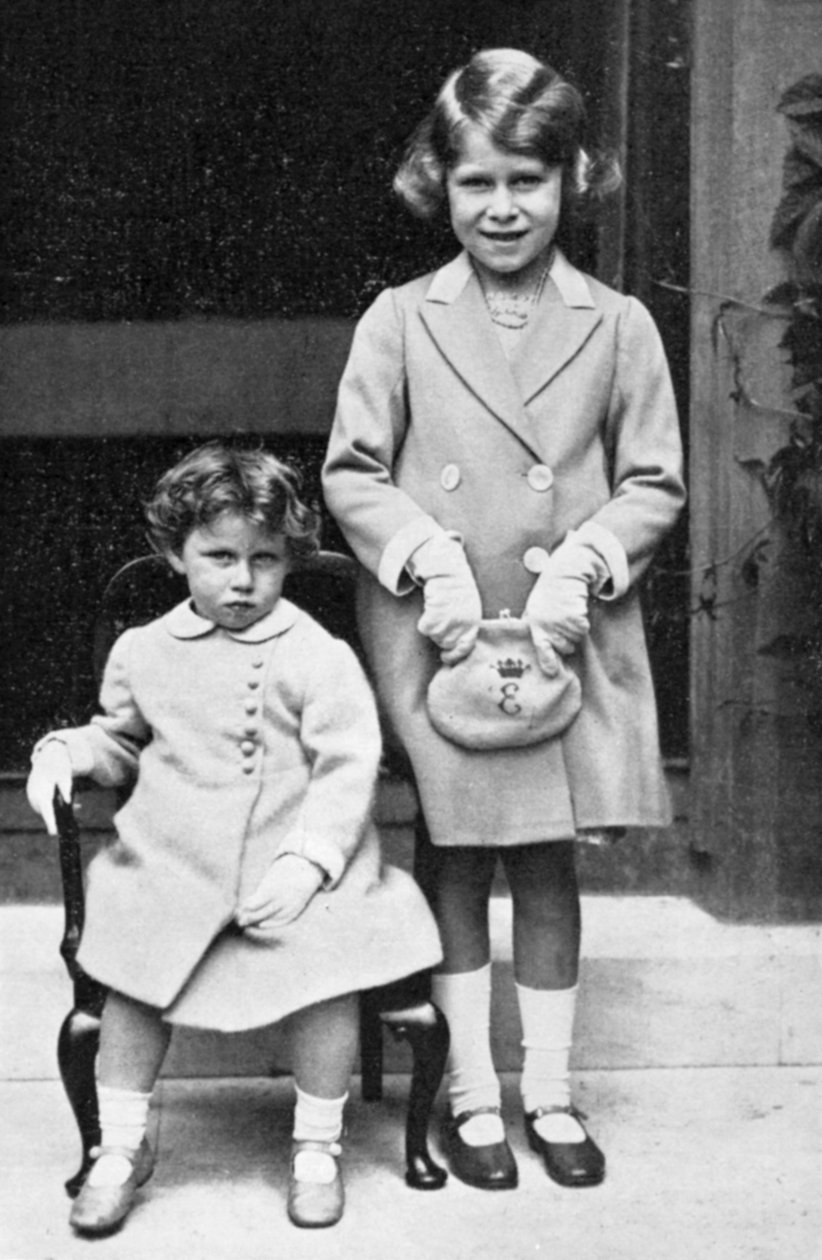 Prinsesser Elizabeth og Margaret, 1933 av Unbekannt