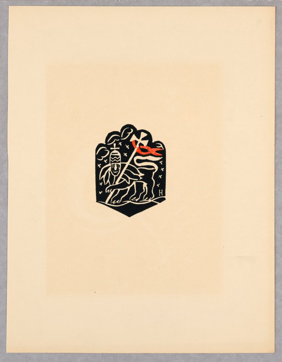 Print, Vignette, Plate X, Ethiopia, eller Christos, Madonna og Saints, slik jeg så i belysningen av den gamle etiopiske Codex -porteføljen, 1920 av Unbekannt