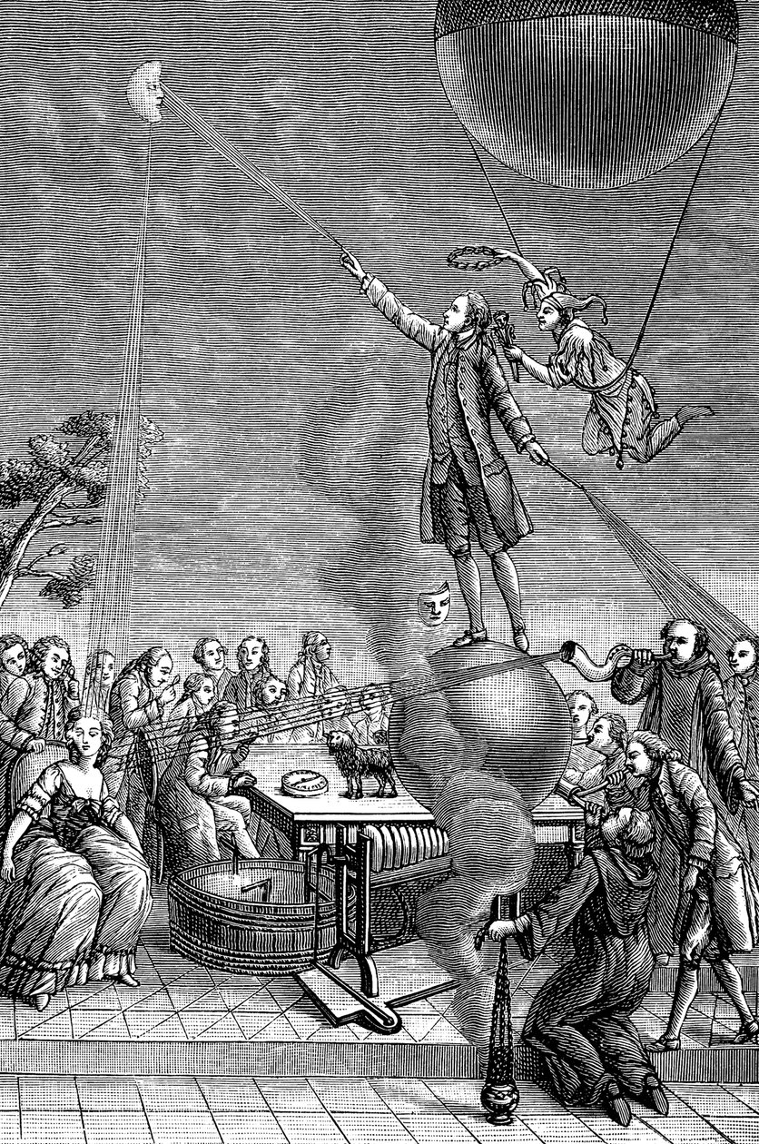 Trykk som satirerer Franz Anton Mesmer, 1784 av Unbekannt
