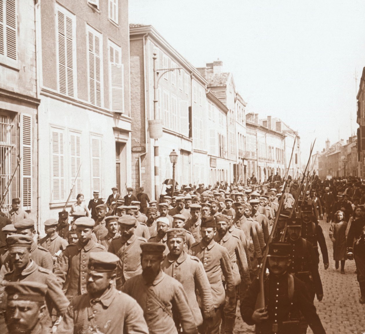 Fanger, Chalons, Nord-Frankrike, c1914-c1918. av Unbekannt