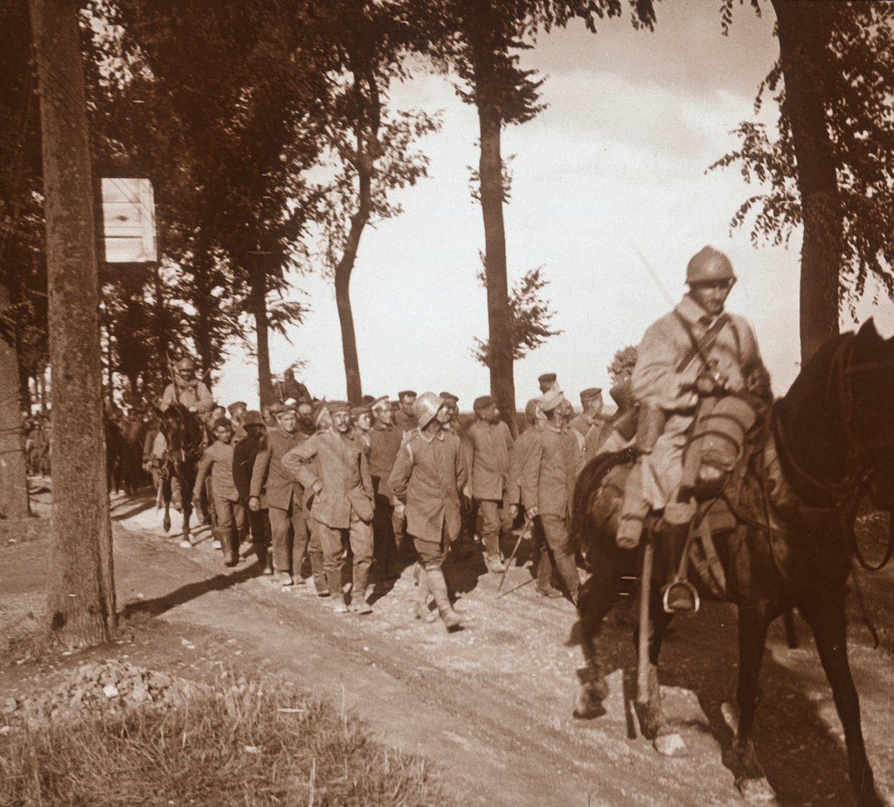 Fanger i Catenoy, Oise, Nord-Frankrike, c1914-c1918 av Unbekannt