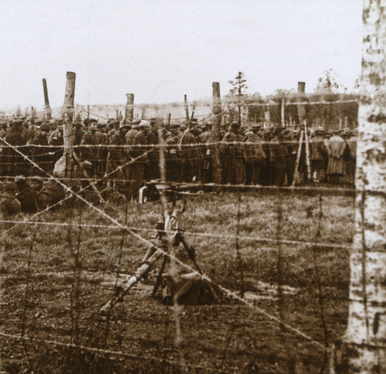 Fanger ved Le Mort Homme, Dead Mans Hill, Nord-Frankrike, c1914-c1918 av Unbekannt