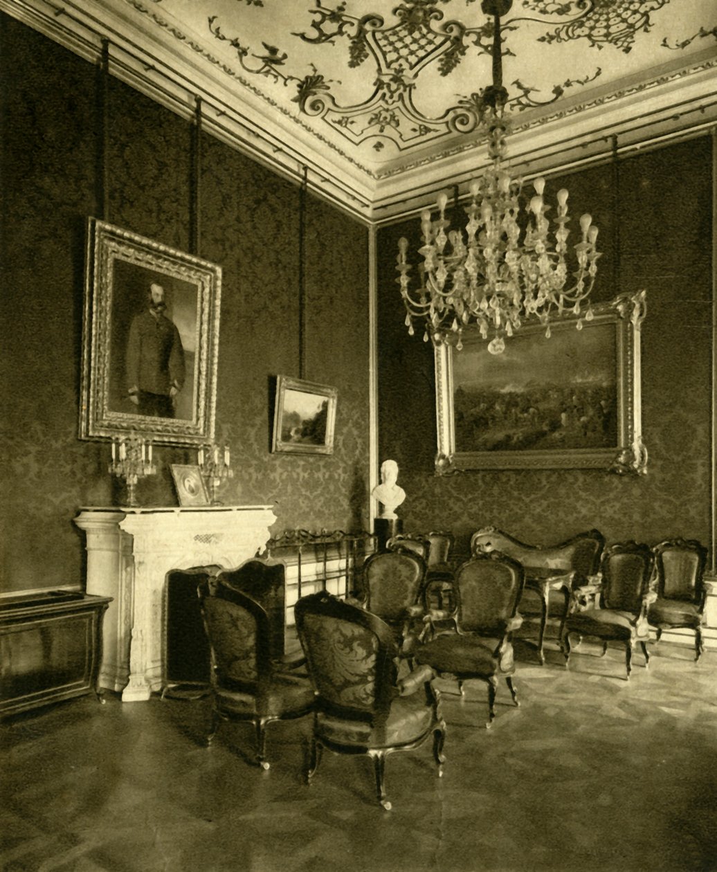 Privatkontor til keiser Franz Joseph I i Hofburg, Wien, Østerrike, c1935. av Unbekannt