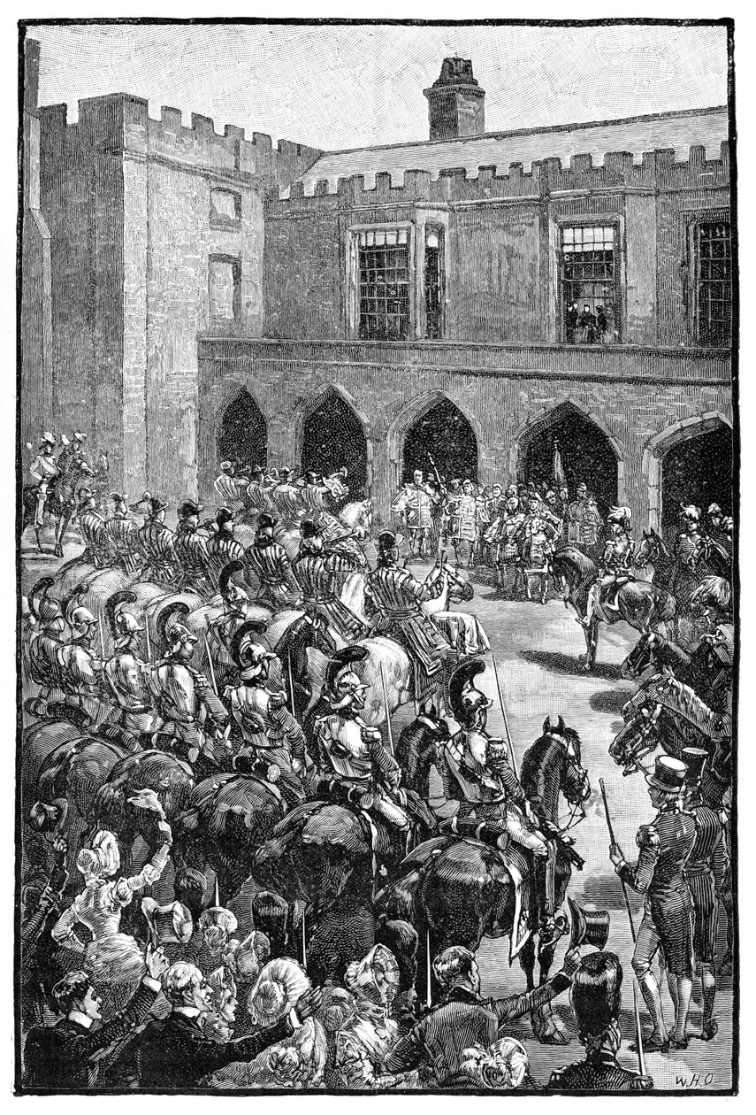 Proklamasjonen av dronningen, 1800-tallet av Unbekannt
