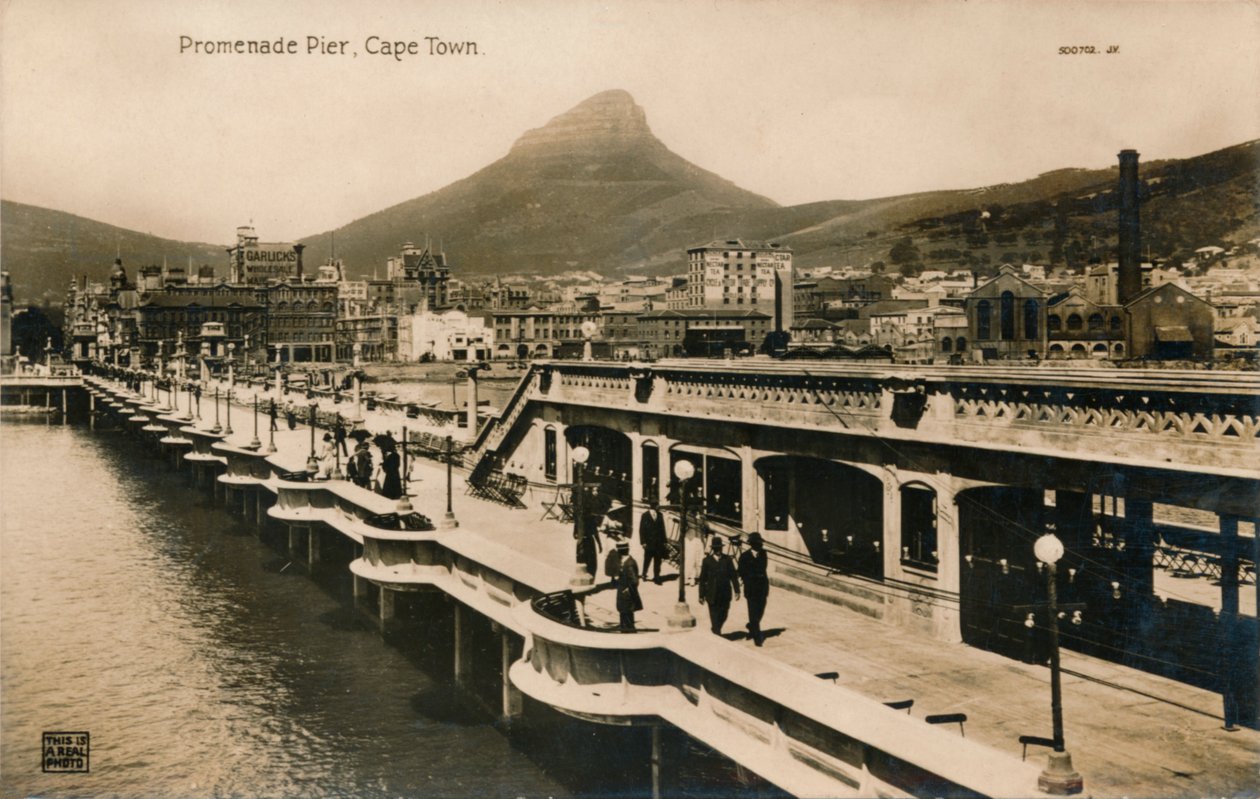Promenade Pier, Cape Town, ca 1900 av Unbekannt