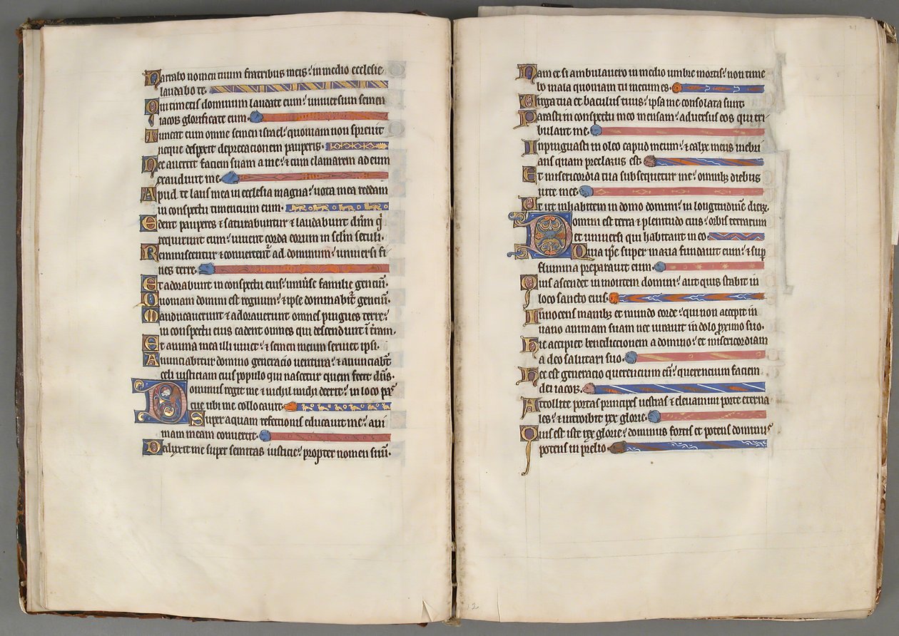 Psalter, 1200-tallet. av Unbekannt