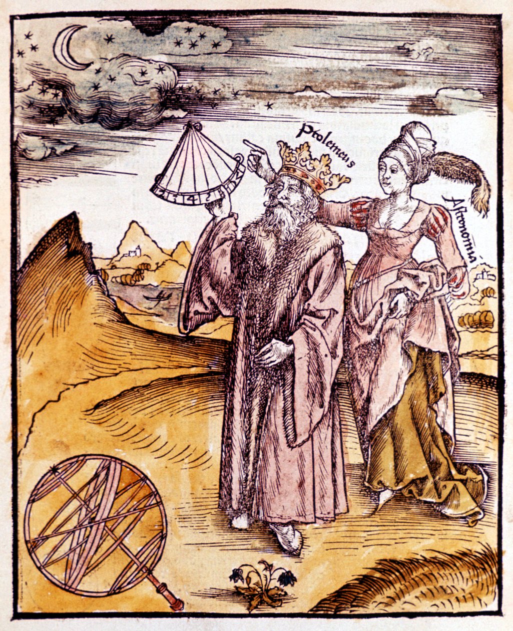 Ptolemaios , aleksandrinsk gresk astronom og geograf, 1508 av Unbekannt