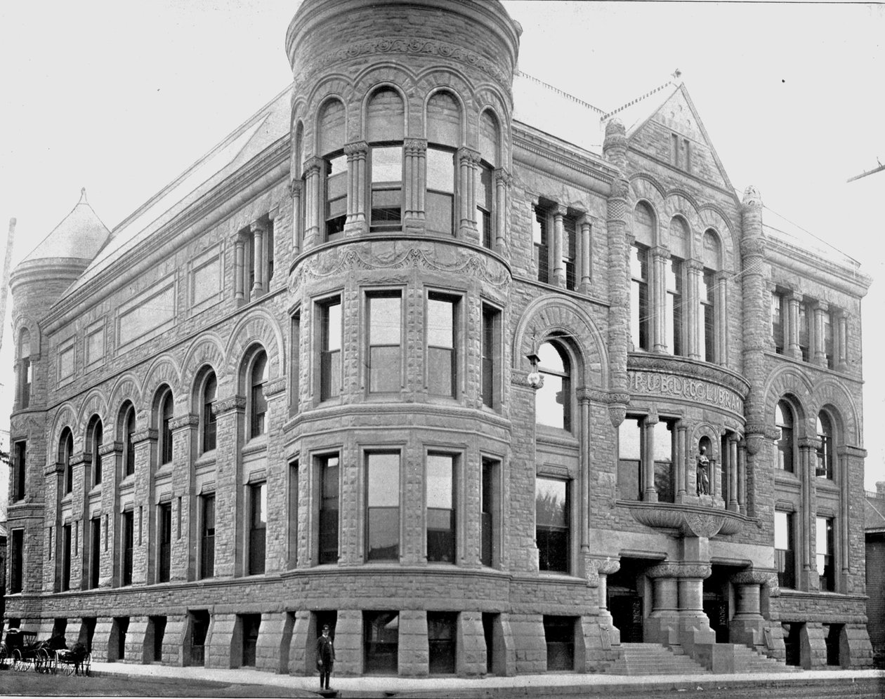 Public Library Building, Minneapolis, Minnesota, USA, c1900. av Unbekannt