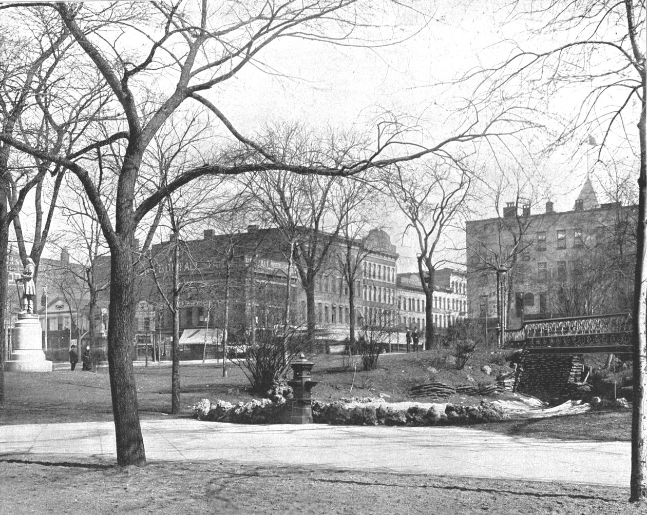 Public Square, Cleveland, Ohio, USA, c1900. av Unbekannt