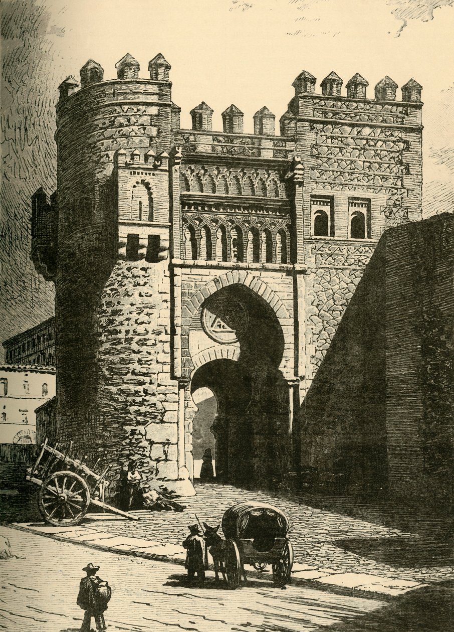 Puerta del Sol, Toledo, 1890. av Unbekannt