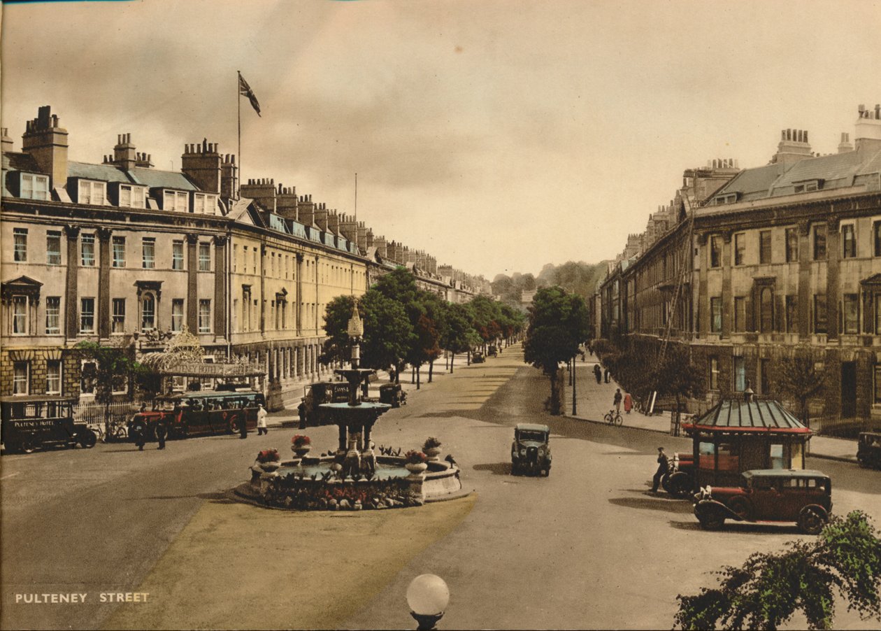 Pulteney Street, Bath, Somerset, c1925. av Unbekannt