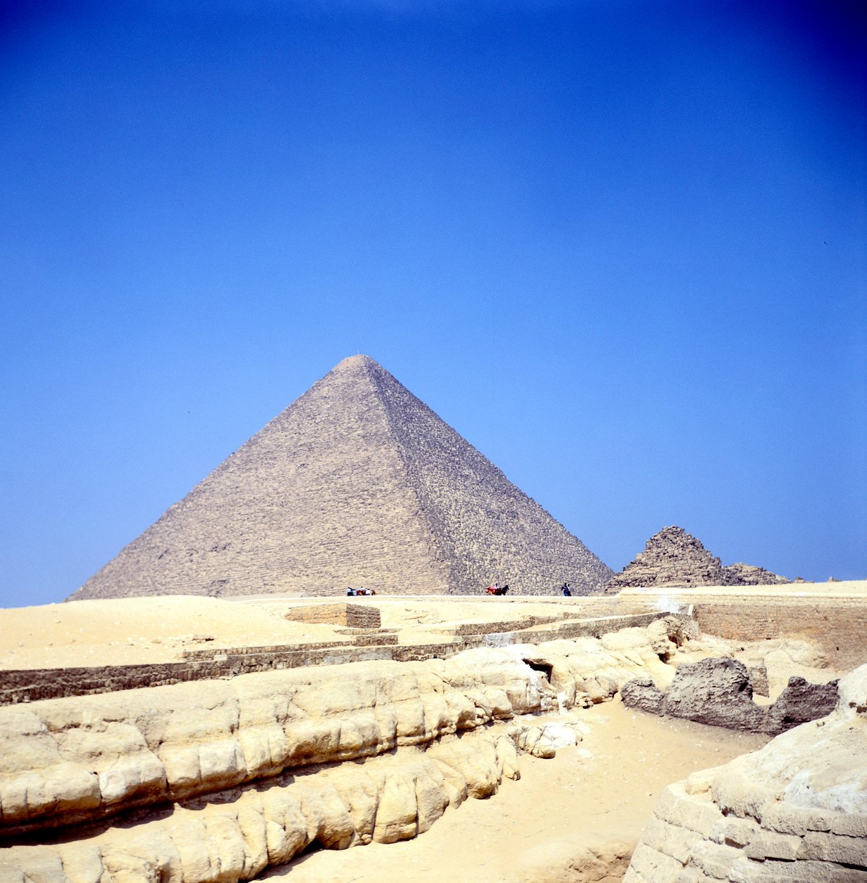Pyramiden i Giza, Egypt, Gamle riket, c26. århundre f.Kr av Unbekannt