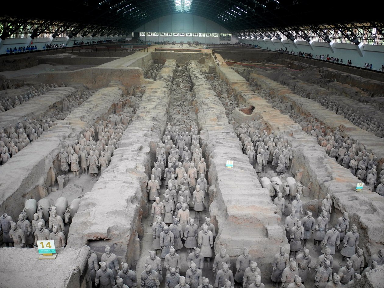 Q in shi Huang terracotta arm ee av Unbekannt