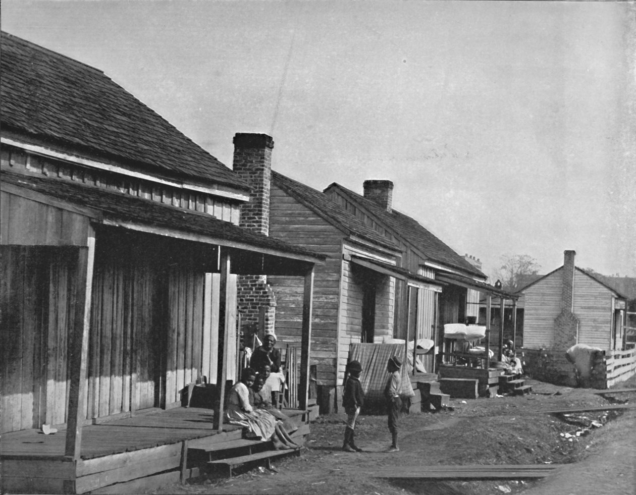 Kvarter ved Thomasville i Georgia, 1800-tallet av Unbekannt