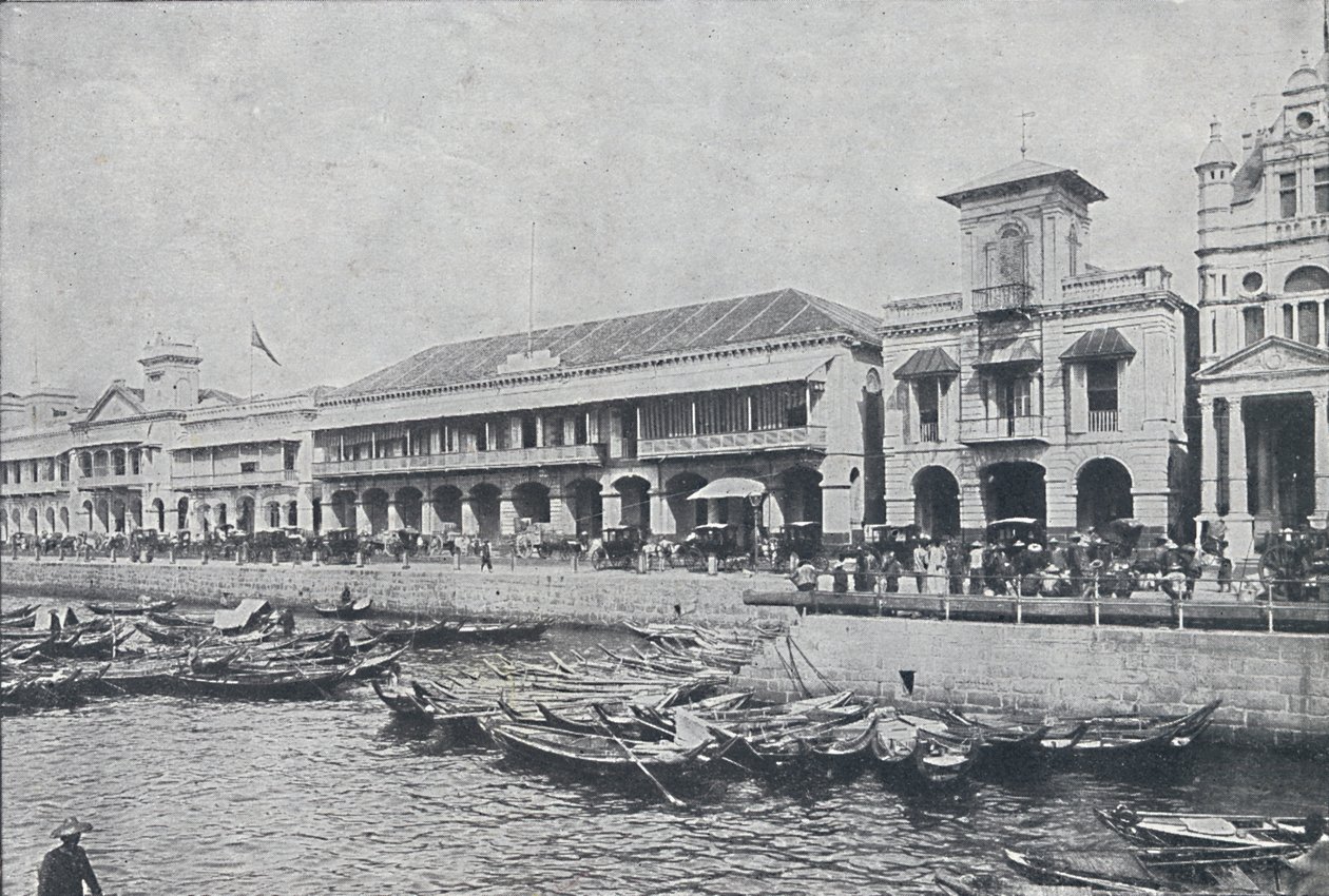 Kai i Singapore, 1924 av Unbekannt